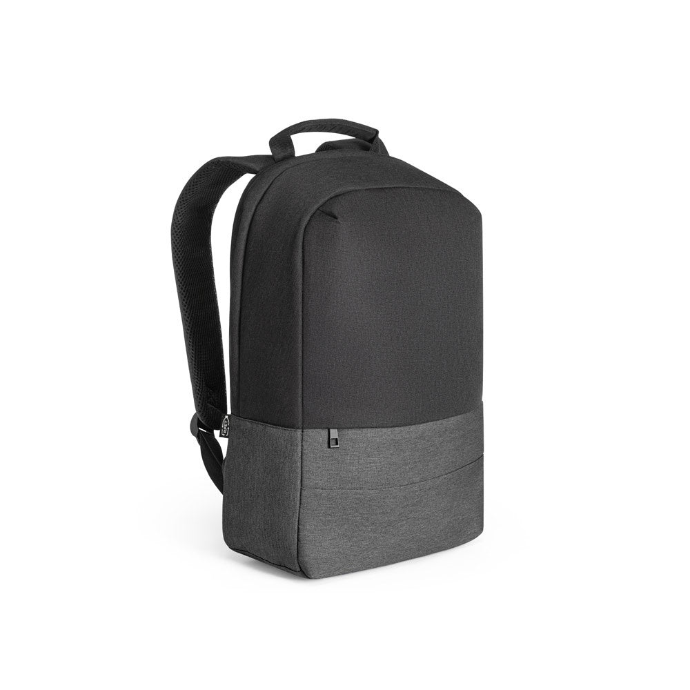 GENOA BPACK promotional backpack in grey with custom logo branding