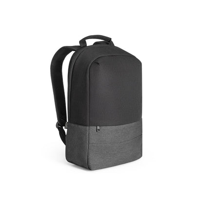 GENOA BPACK promotional backpack in grey with custom logo branding