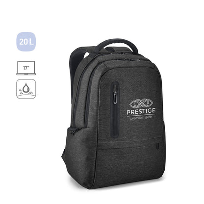 RE-BOSTON promotional laptop bag (complete set view) with custom logo branding