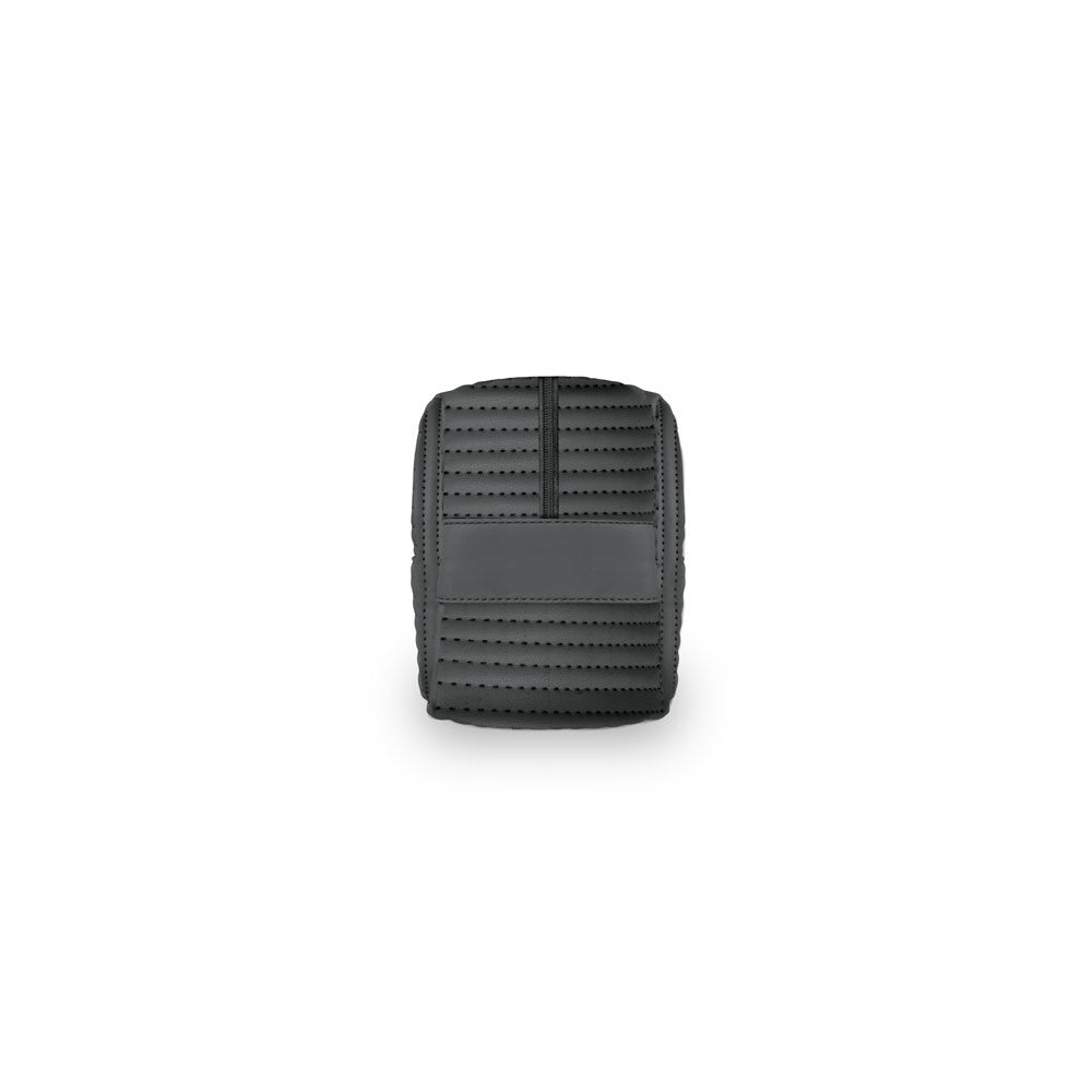 GILI promotional personal care item in black (detail view) with custom logo branding