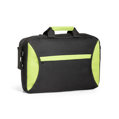 SEOUL promotional document folder in light green with custom logo branding