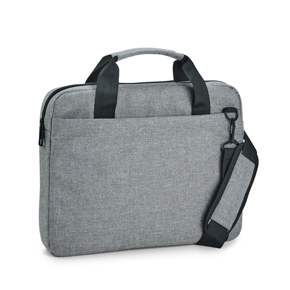GRAPHS LAPTOP promotional laptop bag in light grey with custom logo branding