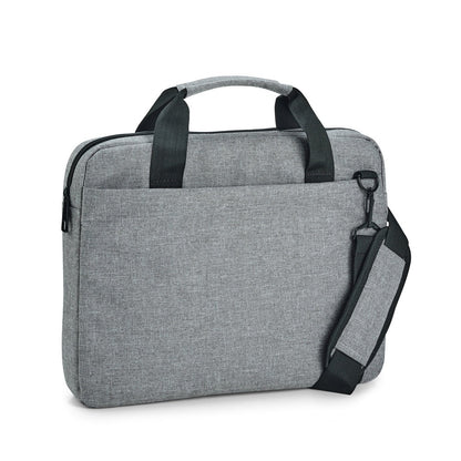 GRAPHS LAPTOP promotional laptop bag in light grey with custom logo branding