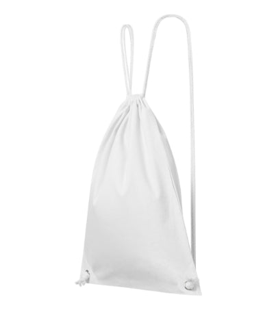 MALFINI EASYGO Unisex gymsack in white - promotional clothing printed with your company logo