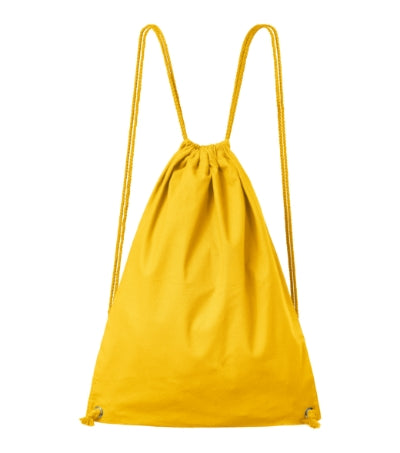 MALFINI EASYGO Unisex gymsack in yellow - promotional clothing printed with your company logo