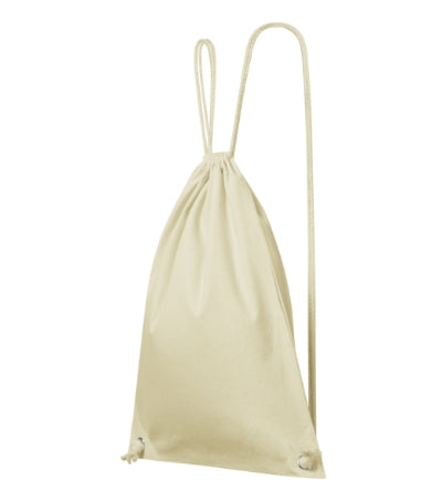 MALFINI EASYGO Unisex gymsack in natural - promotional clothing printed with your company logo