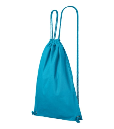 MALFINI EASYGO Unisex gymsack in blue atoll - promotional clothing printed with your company logo