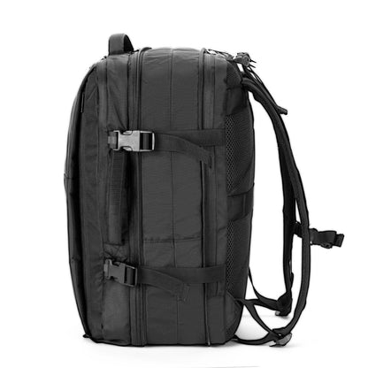 DALLAS promotional laptop bag in black (detail view) with custom logo branding