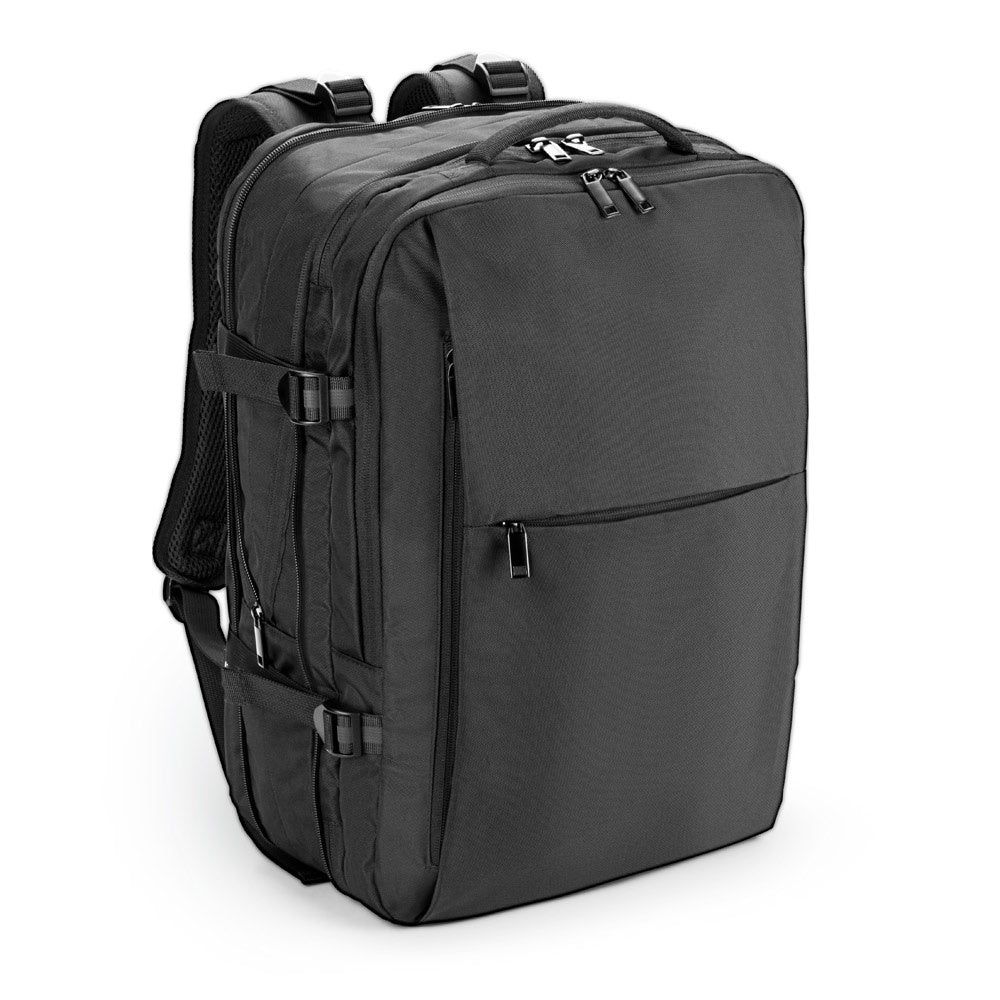 DALLAS promotional laptop bag in black with custom logo branding