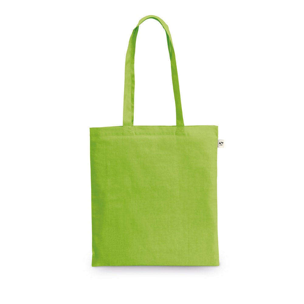 MEXICO promotional tote bag in light green with custom logo branding