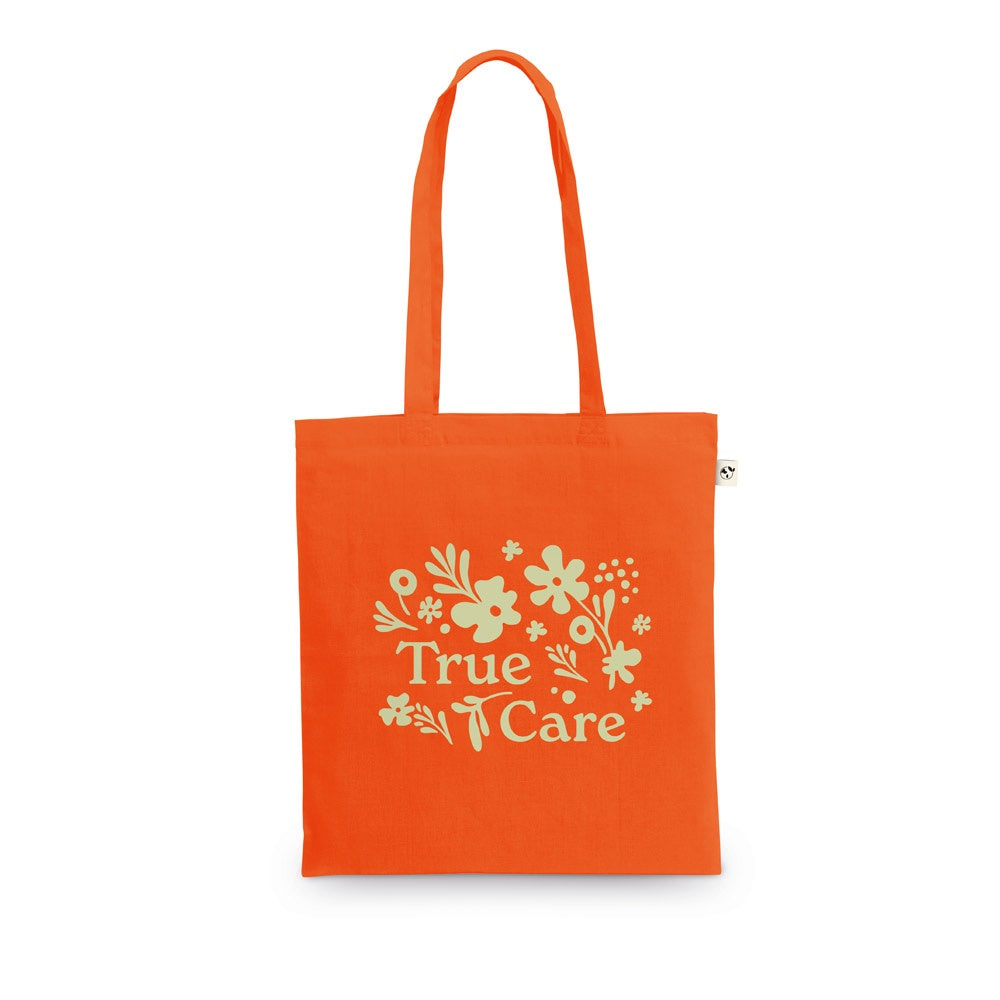 MEXICO promotional tote bag in orange with custom logo branding