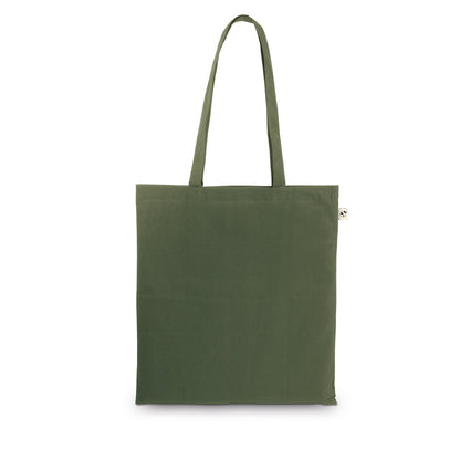 MEXICO promotional tote bag in army green with custom logo branding