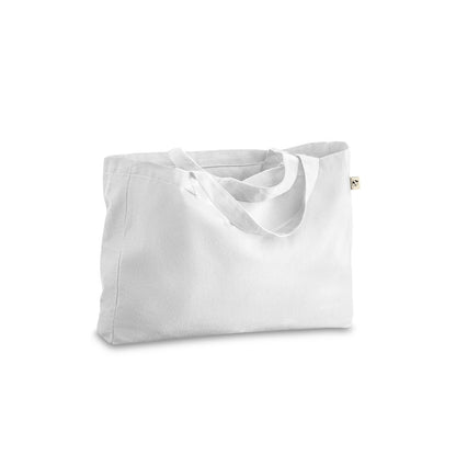CAMDEN promotional tote bag in white with custom logo branding