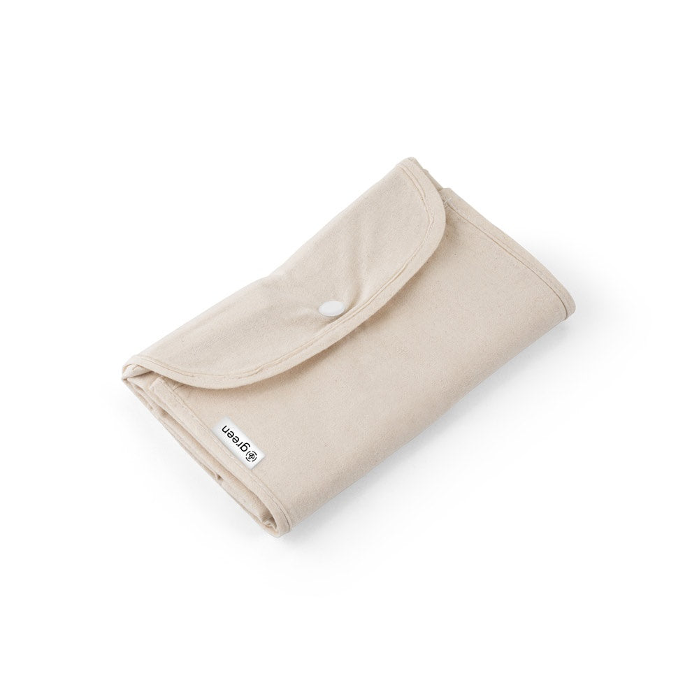 BEIRUT promotional tote bag in light natural (detail view) with custom logo branding