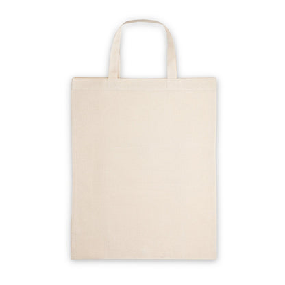 BEIRUT promotional tote bag in light natural (detail view) with custom logo branding