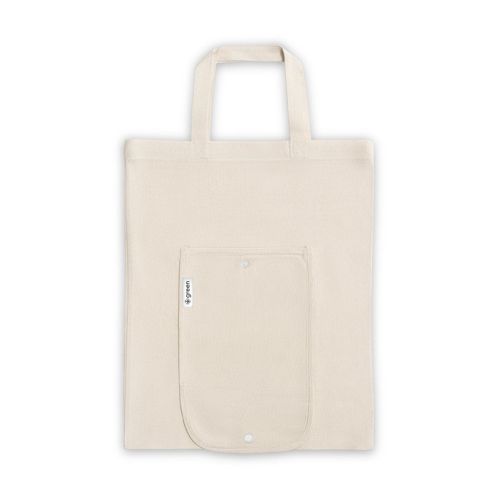 BEIRUT promotional tote bag in light natural with custom logo branding