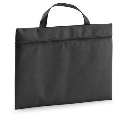 KAYL promotional document folder in black with custom logo branding