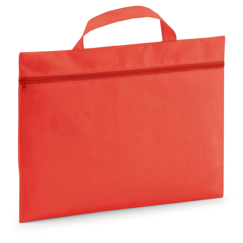 KAYL promotional document folder in red with custom logo branding