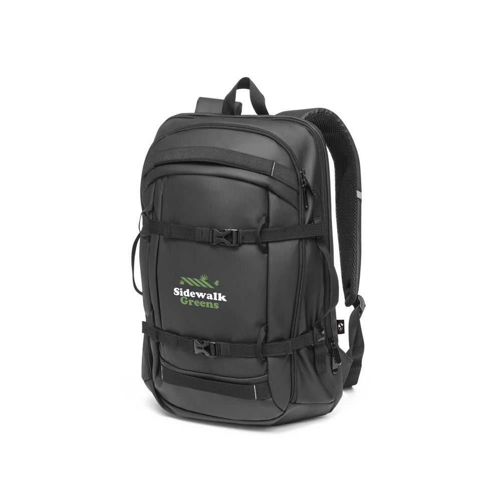 KAMPALA promotional laptop bag in black with custom logo branding
