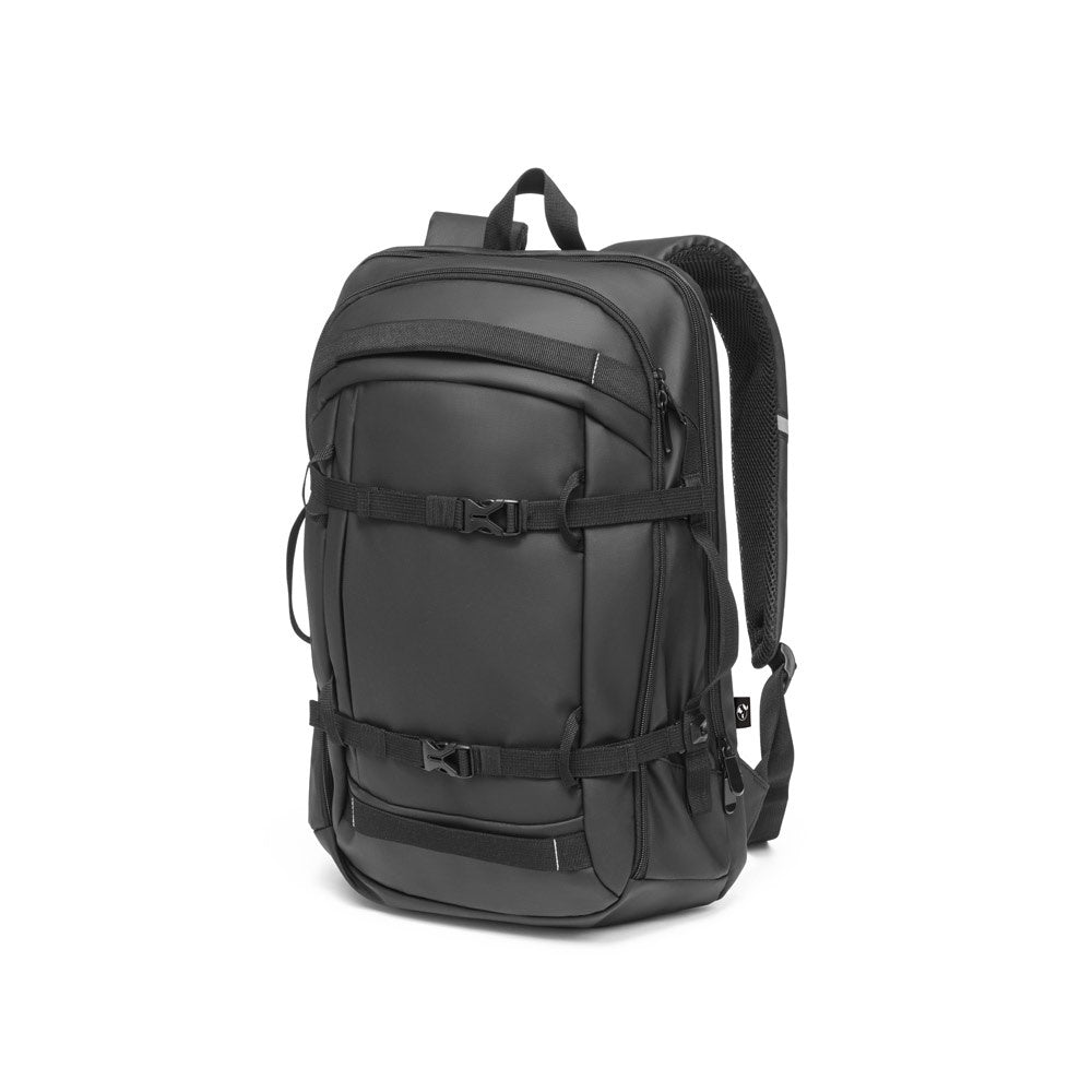 KAMPALA promotional laptop bag in black with custom logo branding