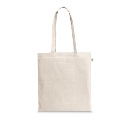 GIZA promotional tote bag in light natural with custom logo branding