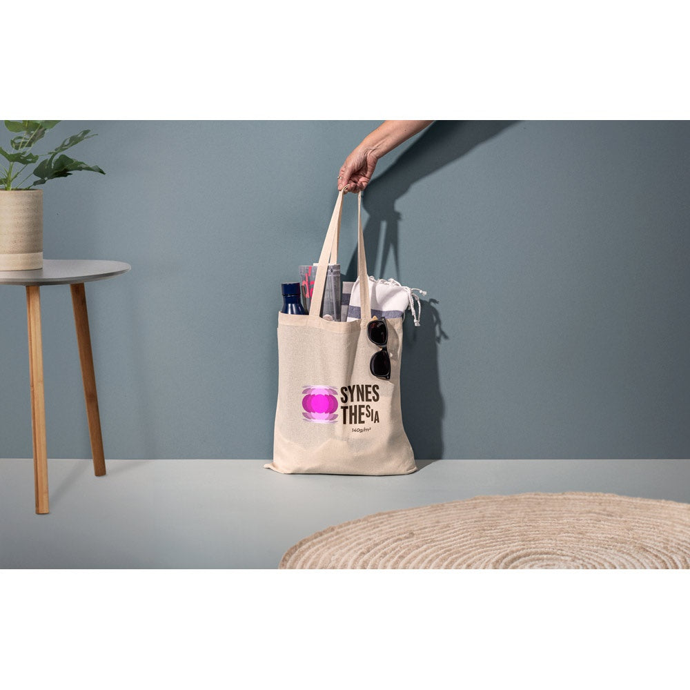 GIZA promotional tote bag with custom logo branding