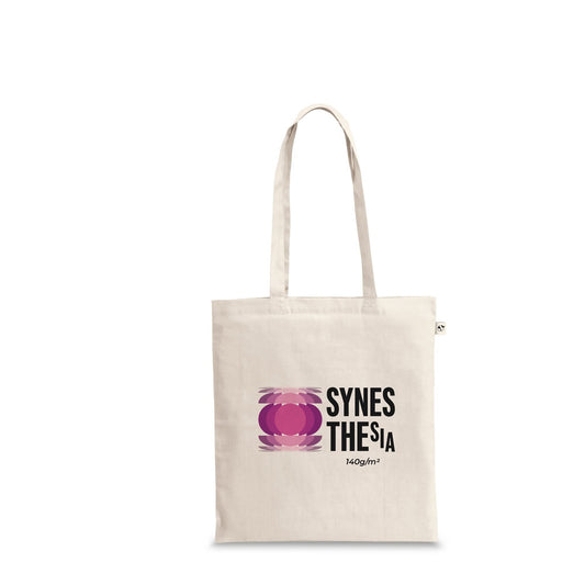 GIZA promotional tote bag (complete set view) with custom logo branding