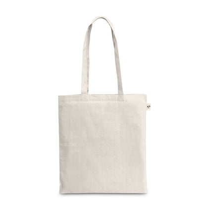 BEJA promotional tote bag in light natural with custom logo branding