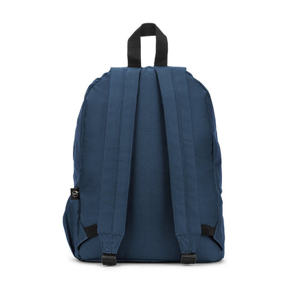 ROSARIO promotional backpack in blue (detail view) with custom logo branding