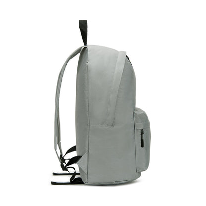 ROSARIO promotional backpack in light grey (detail view) with custom logo branding