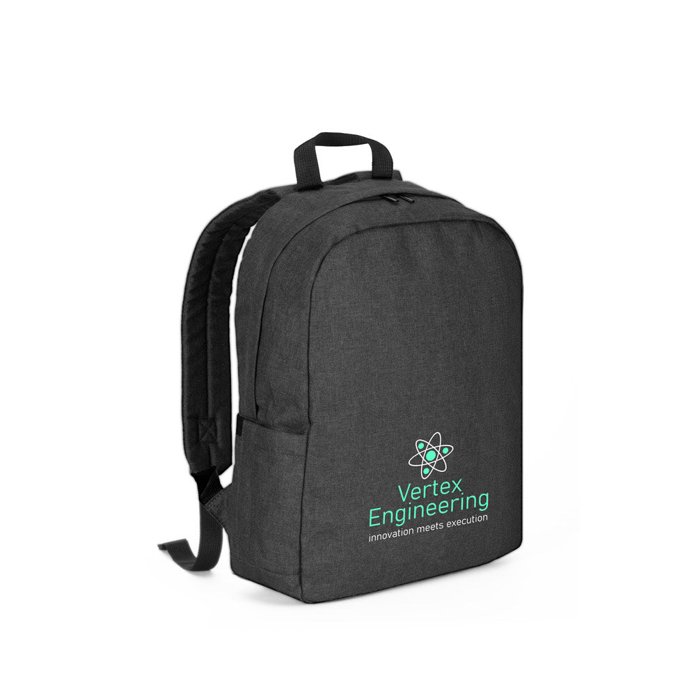 Gijon - mochila para computadora portátil en poliéster de alta densidad reciclado 600D y revestimiento de poliéster reciclado 210D 210D