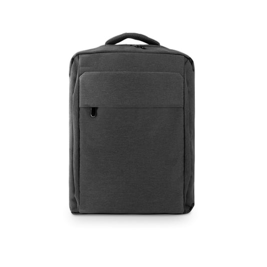 COVENTRY promotional laptop bag in dark grey (detail view) with custom logo branding