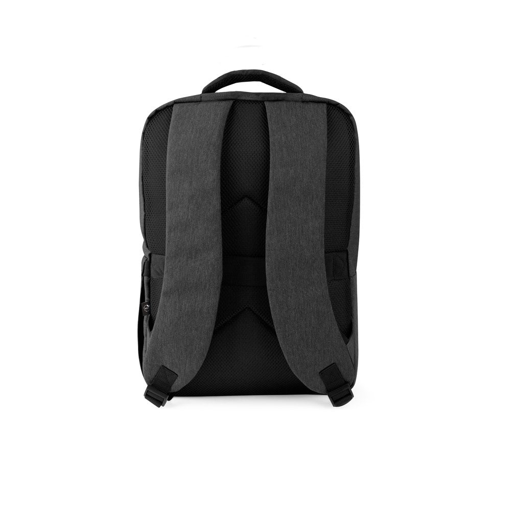 COVENTRY promotional laptop bag in dark grey (detail view) with custom logo branding