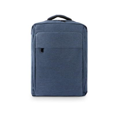 COVENTRY promotional laptop bag in navy blue (detail view) with custom logo branding