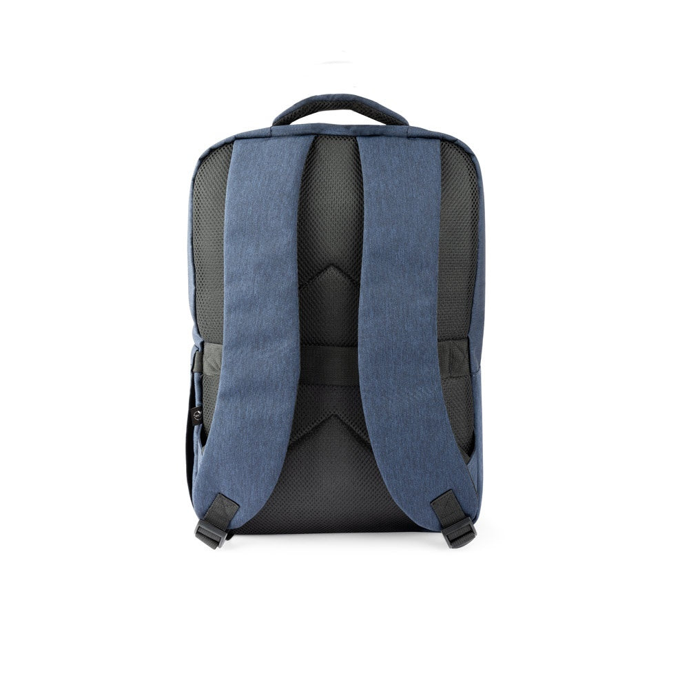 COVENTRY promotional laptop bag in navy blue (detail view) with custom logo branding