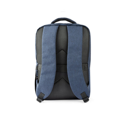 COVENTRY promotional laptop bag in navy blue (detail view) with custom logo branding