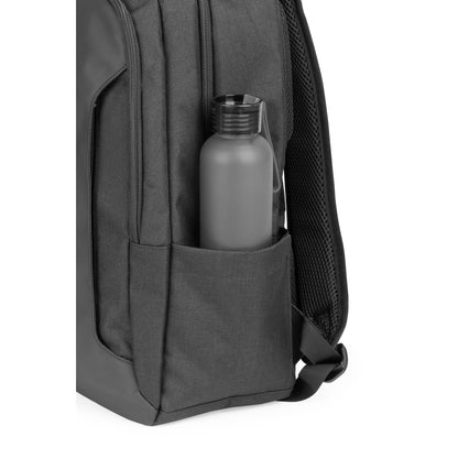 DRAMMEN promotional laptop bag in black with custom logo branding