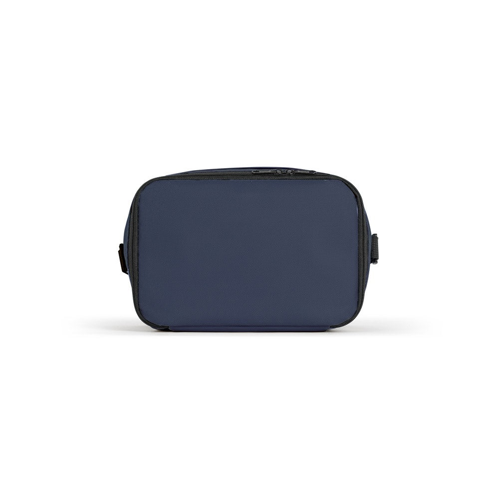 CANCUN promotional cooler bag in blue (detail view) with custom logo branding
