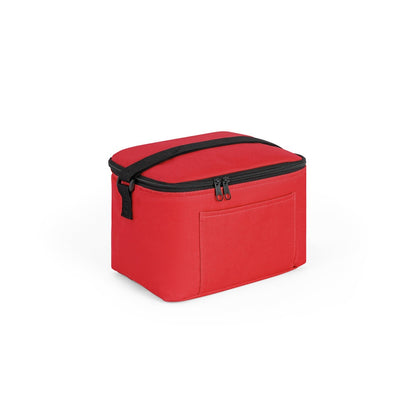CANCUN promotional cooler bag in red with custom logo branding