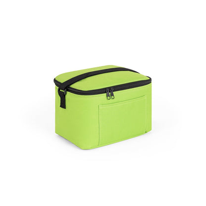 CANCUN promotional cooler bag in light green with custom logo branding