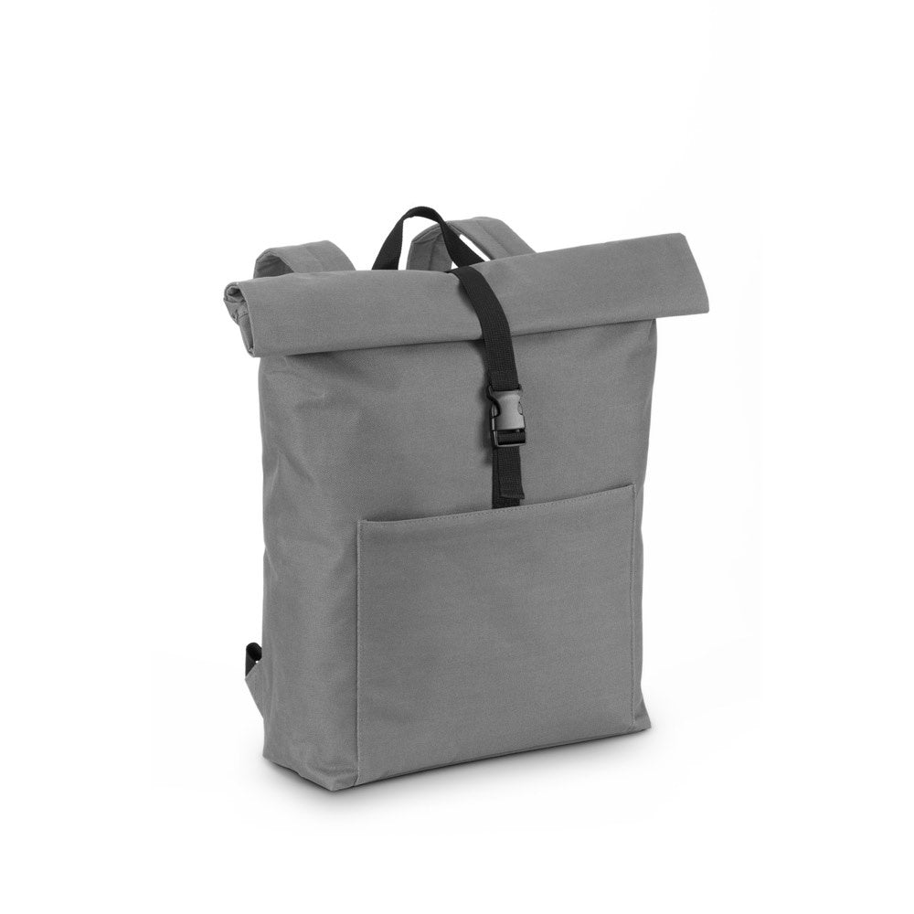 ATENAS promotional laptop bag in grey with custom logo branding