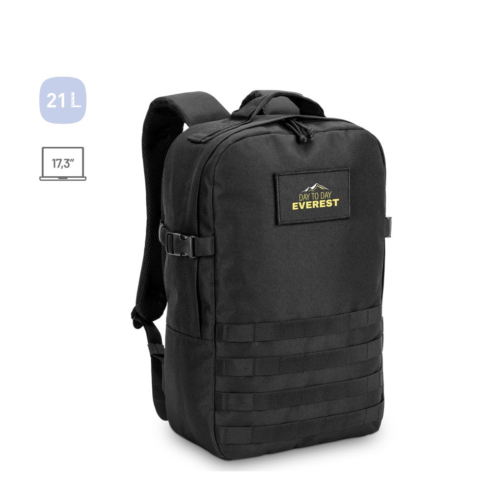 EDINBURGH BPACK promotional backpack (complete set view) with custom logo branding