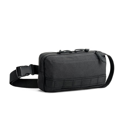 EDINBURGH promotional travel bag in black with custom logo branding
