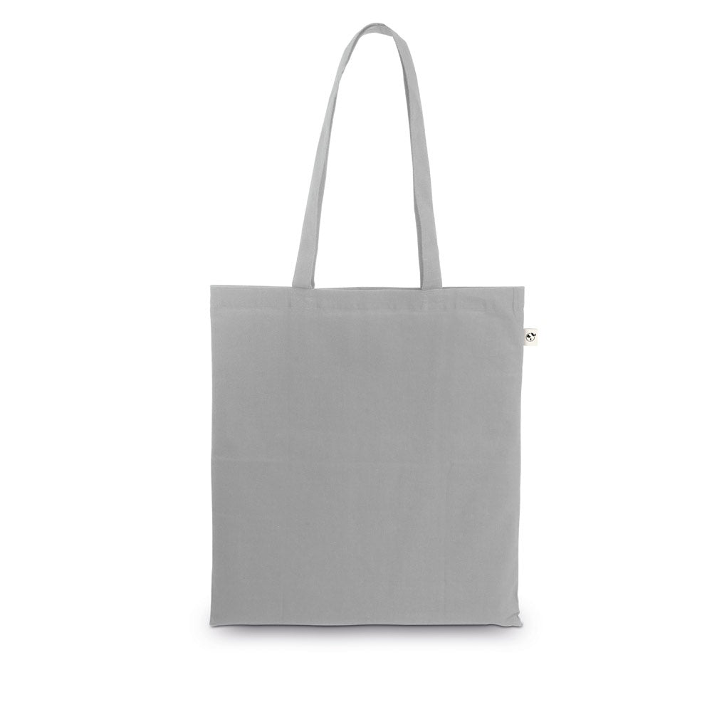 MADEIRA promotional tote bag in light grey with custom logo branding