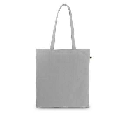 MADEIRA promotional tote bag in light grey with custom logo branding