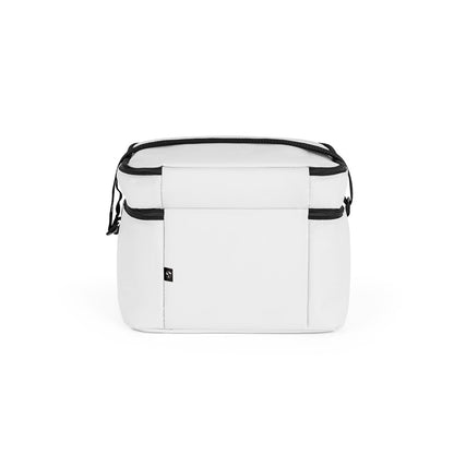 CANCUN LARGE promotional cooler bag in white (detail view) with custom logo branding