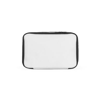 CANCUN LARGE promotional cooler bag in white (detail view) with custom logo branding
