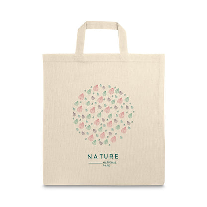 VICTORIA promotional tote bag in light natural with custom logo branding
