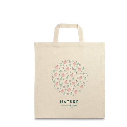VICTORIA promotional tote bag (complete set view) with custom logo branding