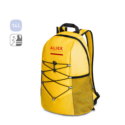 TURIM promotional backpack (complete set view) with custom logo branding